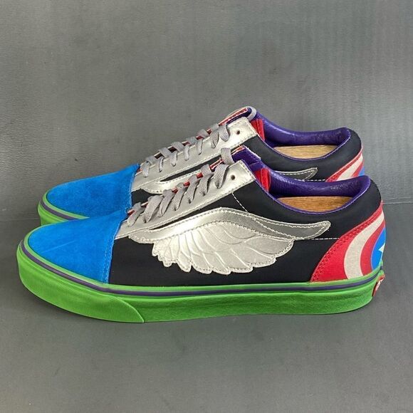 Vans Old Skool Marvel What The Avengers sneaker shoes mens size  10.5